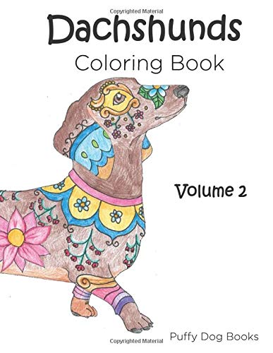 Dachshunds Coloring Book: Volume 2
