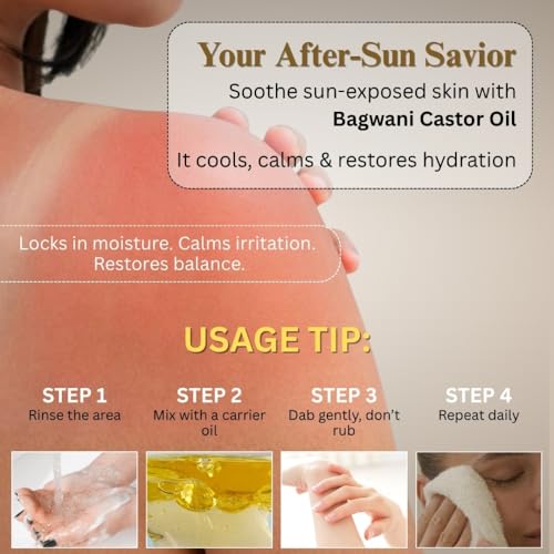 Image of Cold Pressed Unbleached Castor Oil For Hair Growth, 100% Natural Arandi Oil for Skin, Nails, Joint Pain Relief & Constipation Pure Extra Virgin Castor Oil 500ml - Plastic Bottle