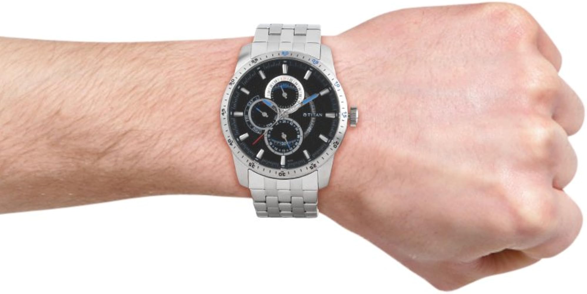 Titan Octane Chronograph Multi-Color Dial Men's Watch - 9449SM01J