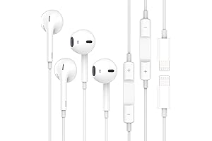 Apple Earbuds 2 Pack - Premium Wired Earphones with Enhanced Audio, Comfort, and Durability