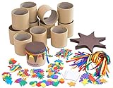 Bastelset Trommeln - Bastelmaterial für 12 Kinder-Trommeln im Set