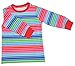 Children Fun Colorful Costume Creepy Rainbow Striped Multicolored Tee Casual Long Sleeve Shirt for Boys Girls