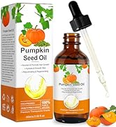 Pumpkin Seed Oil for Hair Growth 2.02 fl.oz, 100% Natural Pure Cold Pressed Pumpkin Oil for Face,...