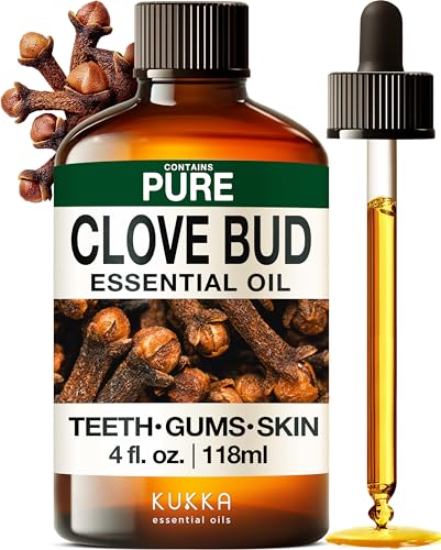 KUKKA Clove Essential Oils - 4 Fl Oz - for