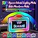 Bonoutil LED Letter Bottle Presenter VIP Bottle Service Sign Color Display Lights LED Handheld Service Display Sign Home Decor Light Box for Birthday Party Club Nightclub Bar (Style B)