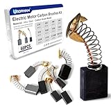 60Pcs Electric Motor Carbon Brushes Set, 10 Different Models for Replacement Repair Power Tool Part,...