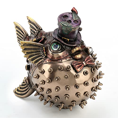 Estatua de Resina Verde Diseño Veronese 13 cm Steampunk