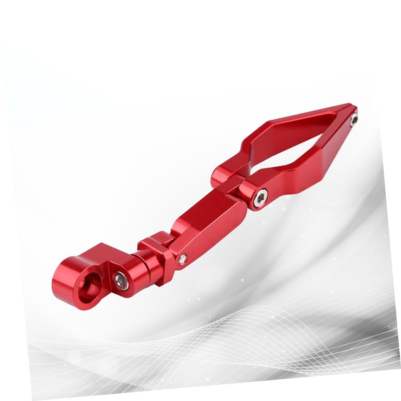 FAVOMOTO Motorcycle Brake Line Clamp Foldable Auto Repair Pliers for Brake Heater Hoses Design Smooth Edges Easy to Carry Essential Motorcycle Tubing Shut-off Tool Red