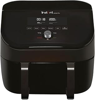 Instant Pot – Versazone Dual Black Air Fryer – Large 8.5L, Single Double Basket with Divider – 8 in 1 – Food Dehydration, …