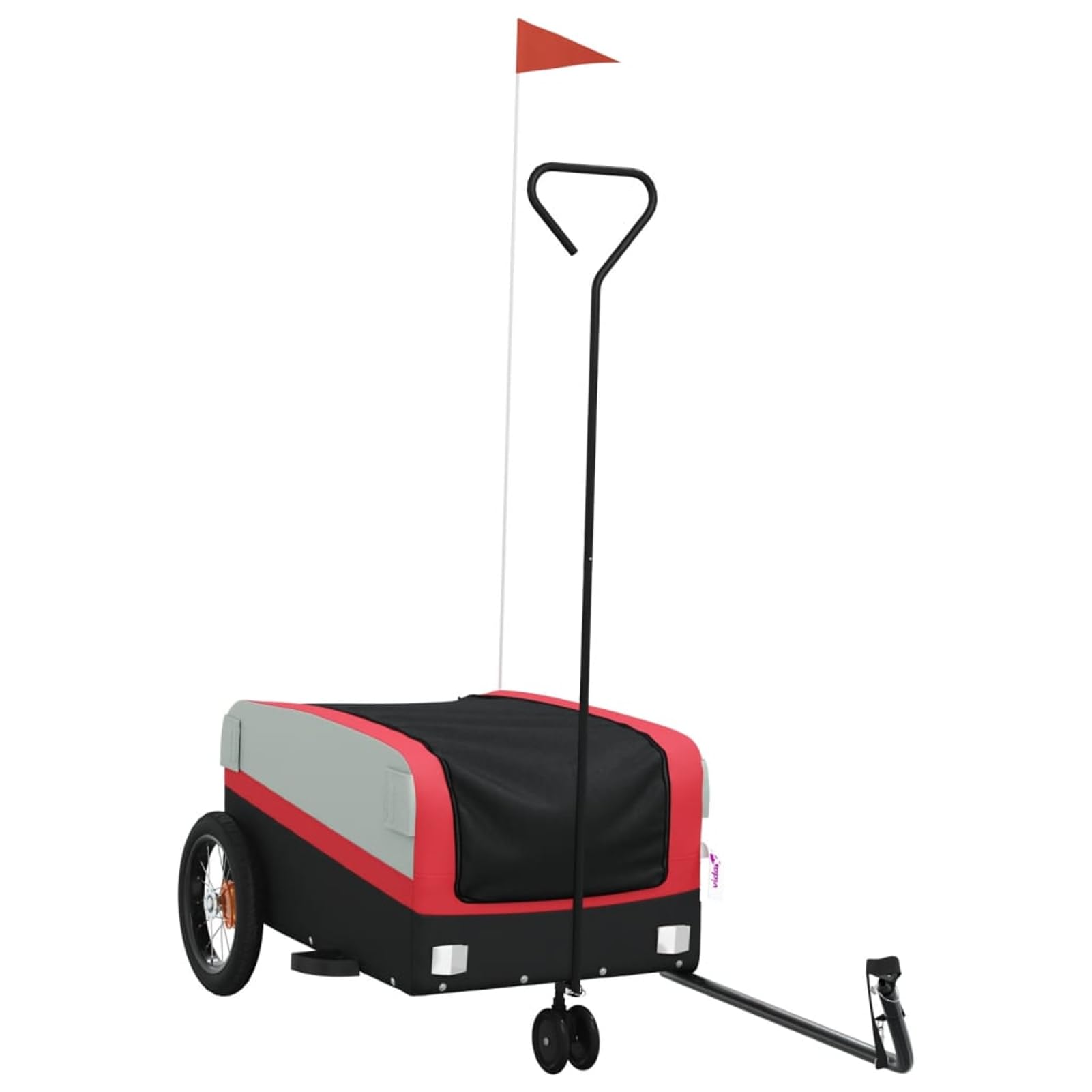 Fahrradanhänger 30kg Eisen Orange | Robustes Eisen, 30kg Zuladung, stabil