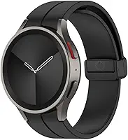 Pulseira de Silicone Premium Fecho Magnético Compatível com GaIaxy Watch 4 - Watch 5 - Watch 6 e Watch 7