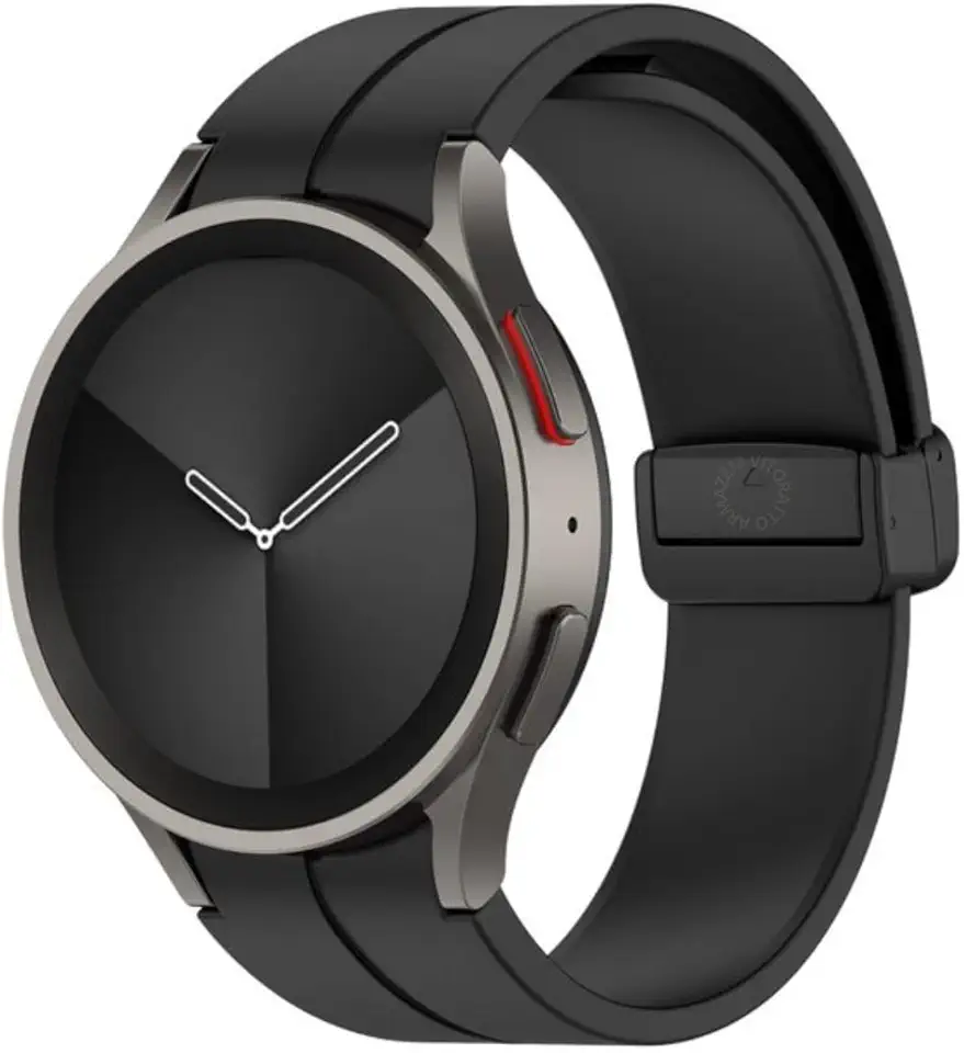 Pulseira de Silicone Premium Fecho Magnético Compatível com GaIaxy Watch 4 - Watch 5 - Watch 6 e Watch 7