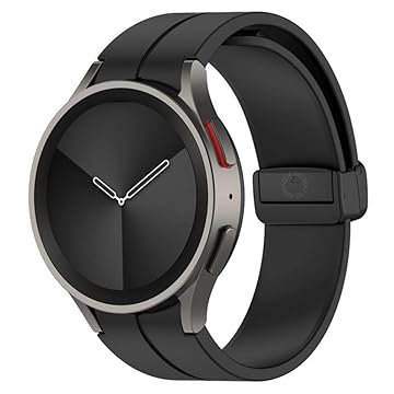 Pulseira de Silicone Premium Fecho Magnético Compatível com GaIaxy Watch 4 - Watch 5 - Watch 6 e Watch 7