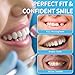 Temporary Veneers Kit for Women and Men, Upper and Lower Teeth Replacement Kit, Nature and Comfortable (2PCS)
