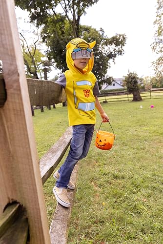 Transformers Bumblebee Toddler Boys Hooded Cosplay T-Shirt Yellow 4T - image 6