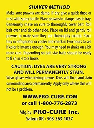 Pro-Cure Shrimp and Prawn Cure, 14 Ounce, Pink/Magenta Red