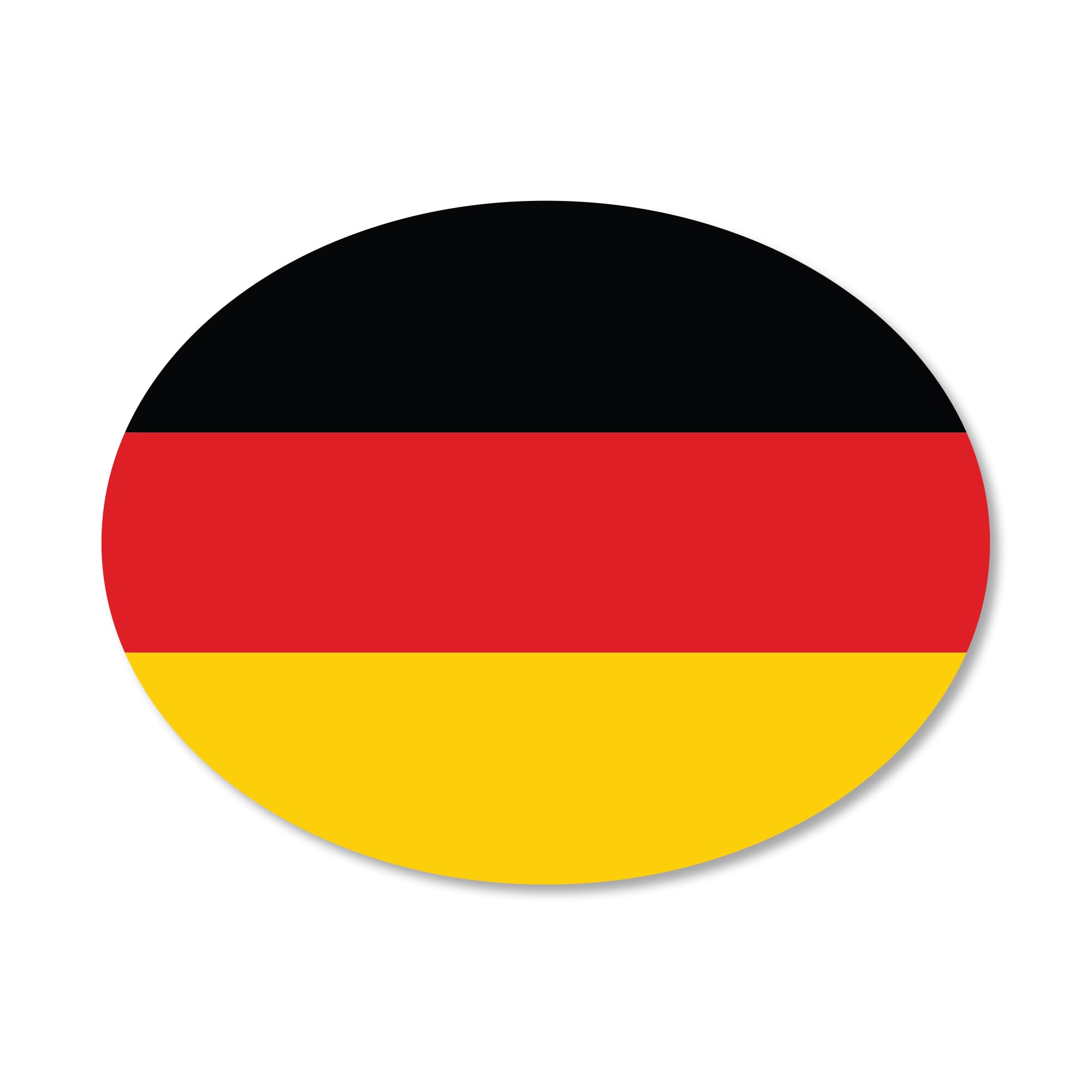 Germany Flag Car Sticker – German National Flag Decal, Proud German Heritage Badge – Premium Waterproof, Fade-Resistant Vinyl with Bubble-Free Application – for Vehicle, Laptop & Travel Use (DEU)