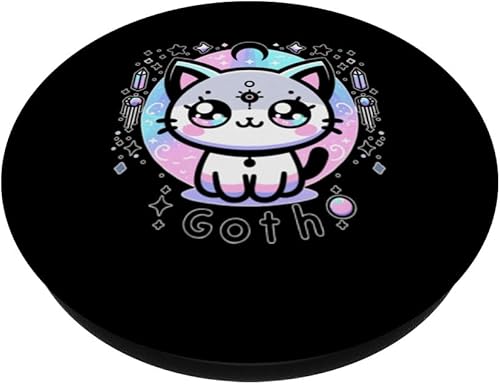 Miniatura 2 de Kawaii Pastel Cat Ouija Creepy Occult Aesthetic PopSockets Standard PopGrip