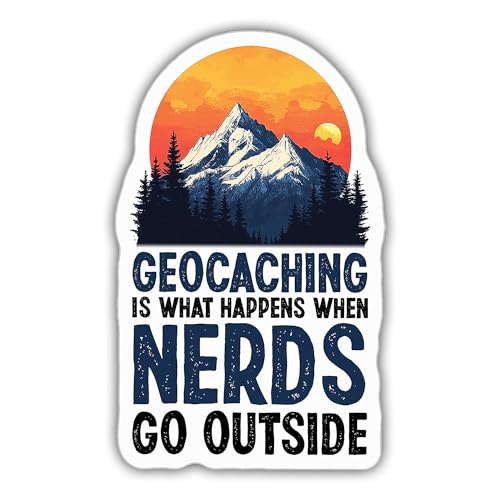 Geocaching Sticker Geocaching Decal Geocaching is What Happens When Nerds