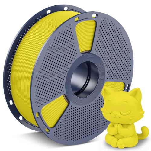 SUNLU Matte Yellow PLA Filament 1.75mm, PLA Matte Filament 1KG