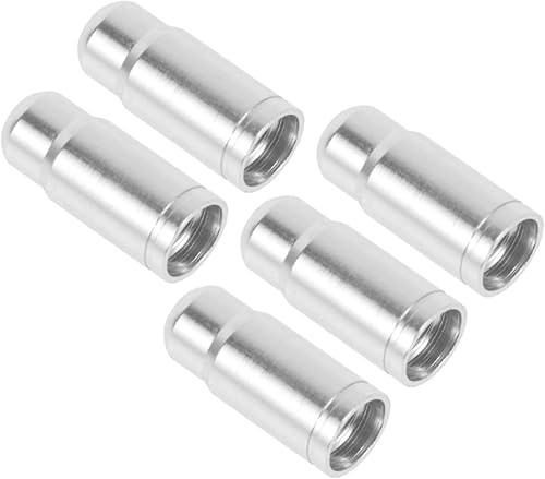 Totority 5 unids coche Bling Accesorios Tapas Tapa de aleación de aluminio Tapa de aire de neumático Accesorios de ciclismo Tapa de neumático