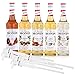 MONIN-SET Café 5+5 - 5x Kaffee Sirup + 5x Pumpen - Karamell, Vanille, Praline-Nuss, Haselnuss, Weisse Schokolade (5x 0,7l)