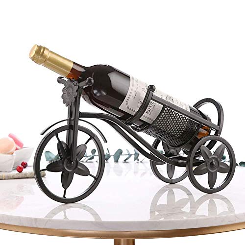 Soporte de botellas de vino de hierro independiente miniatura 3