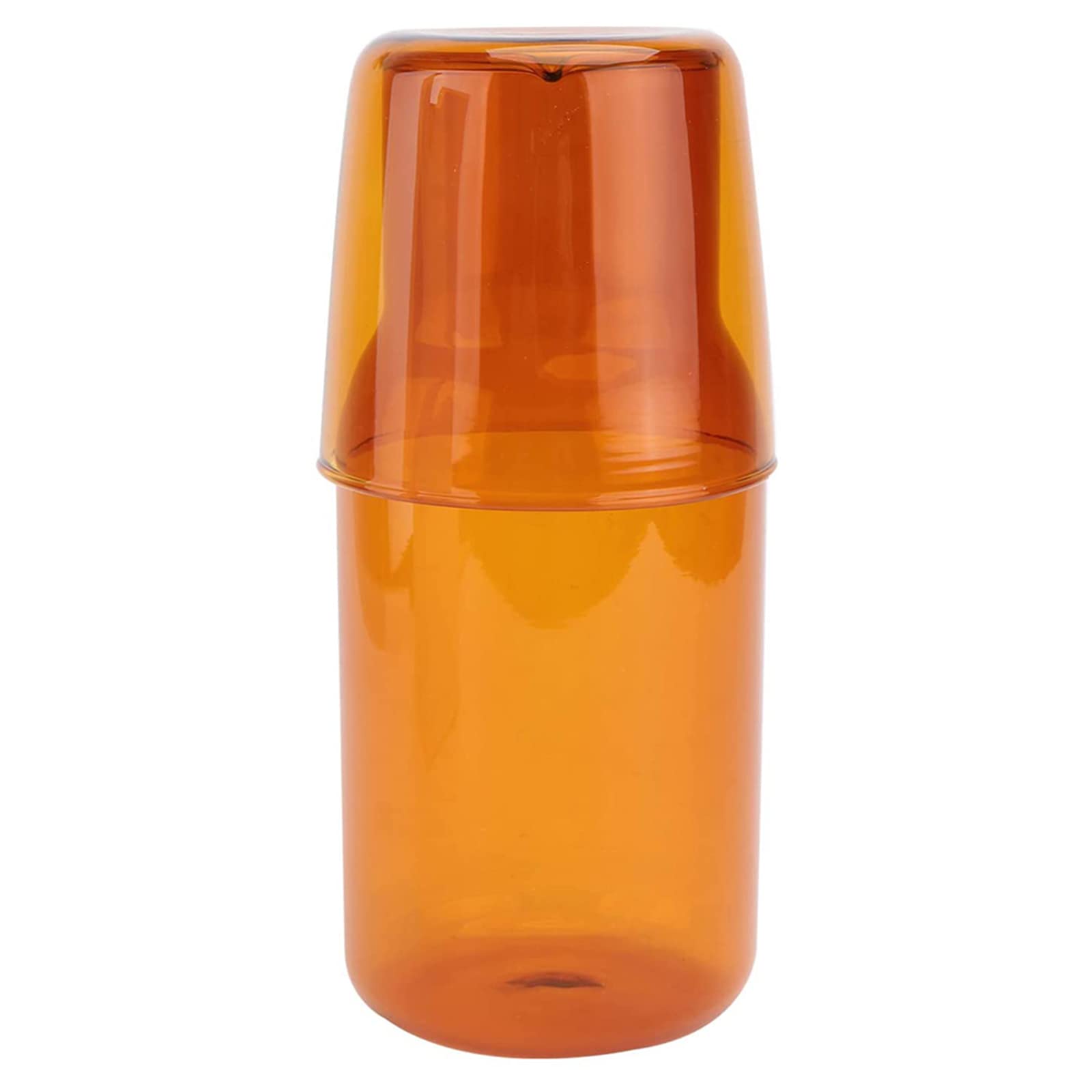 Carafe à Eau De Chevet En Verre Avec Gobelet - Pichet Vache 500ml Design Mignon Et Pratique