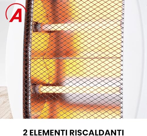 Mini chauffage quartz pliable ARDES AR435C stufa ripiegable compacte - 3