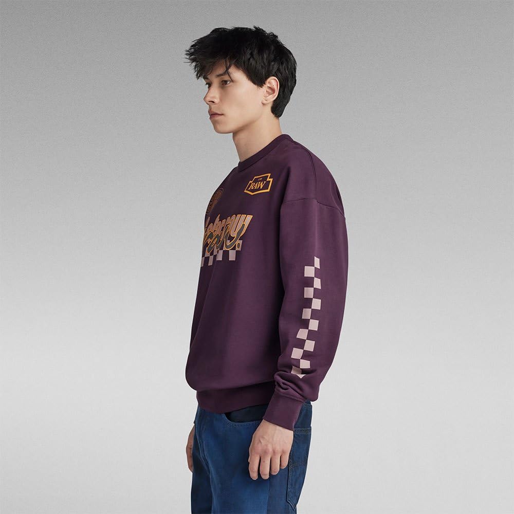 G-STAR Hombre Moto Sport Graphic Loose Sweater