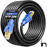 🚀 Cable Ethernet 20m: Les contacts plaqués or, les conducteurs en cuivre pur et la conception à Double Blindage du Cable Ethernet Cat 8 garantissent une transmission stable et rapide, CAT8 oui adapté aux routeurs, démodulateurs, commutateurs etc. Il répond également aux réseaux haute performance. exigences, telles que les serveurs données cloud et autres produits de maison intelligente, et les connexions commutateur centre données au serveur, CAT8 est le meilleur choix pour le câble Internet.