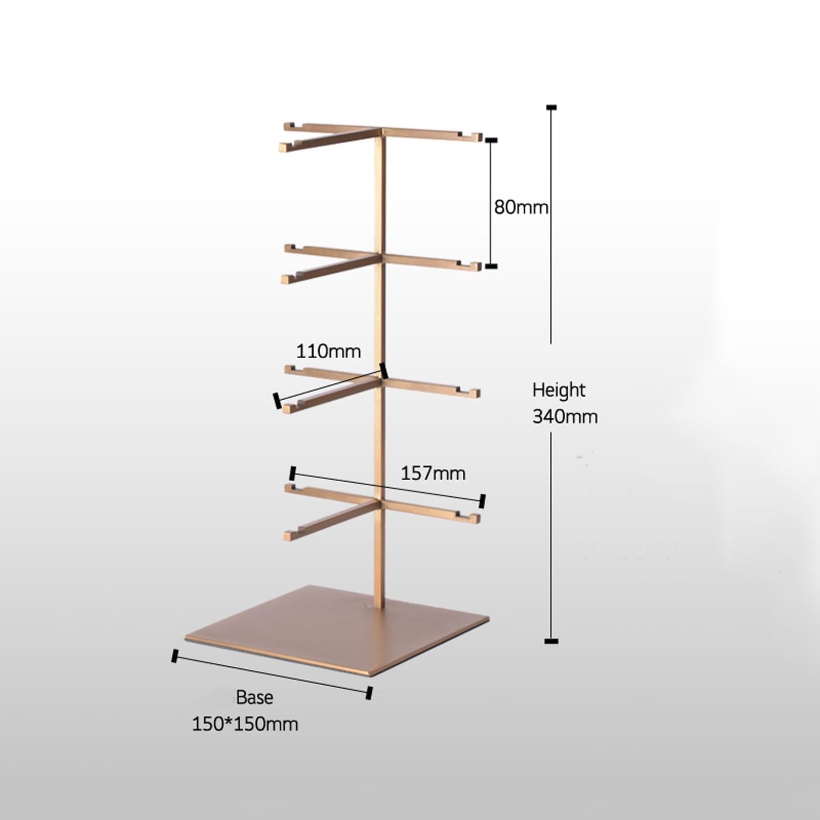 Zonnebril Organizer | Bril Houder Stand | Ronde Glazen Organizer | Stijlvol Zonnebril Display Rack | Metalen Zonnebril Opslag Display Rack | Draagbare