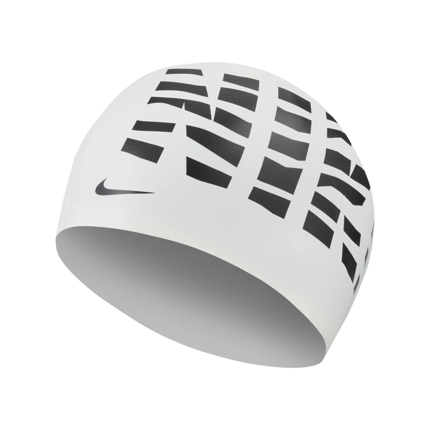 Gorro de Natación Nike Graphic 3 Blanco Silicona Adultos
