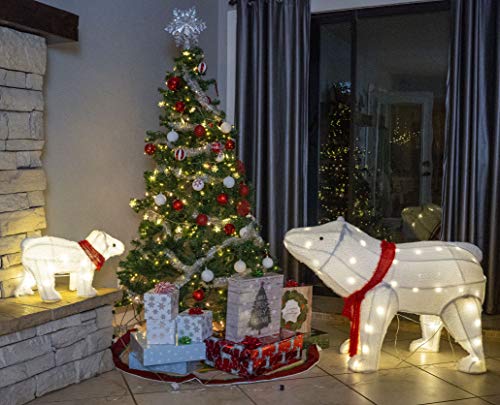 2 Polar Bears LED Yard Lights - Image 6