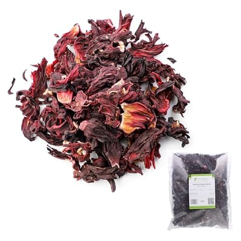 Mimea Dried Hibiscus Flowers for Tea Cover