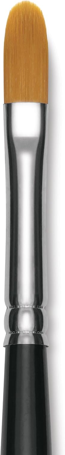 Utrecht Synthetic Sablette Brush - Long Handle, Filbert, Size 8