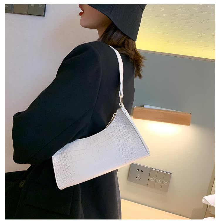 CIRCUS STORE Fashion crocodile pattern underarm bag shoulder bag. Vintage Bag. Purse for women.3