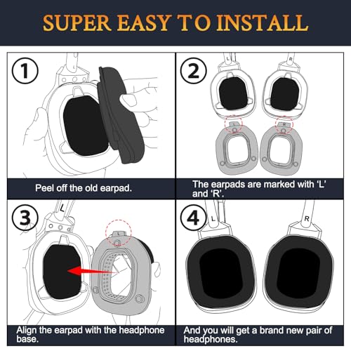 SOULWIT Cooling Earpads for Astro A50X/A50 Gen4/A50 Gen5 - Black by SOULWIT - Used condition - Image 8