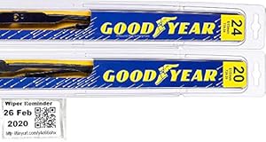 Premium - Windshield Wiper Blade Set/Kit/Bundle for 2010-2018 Toyota 4Runner - Driver & Passenger Blades & Reminder Sticker