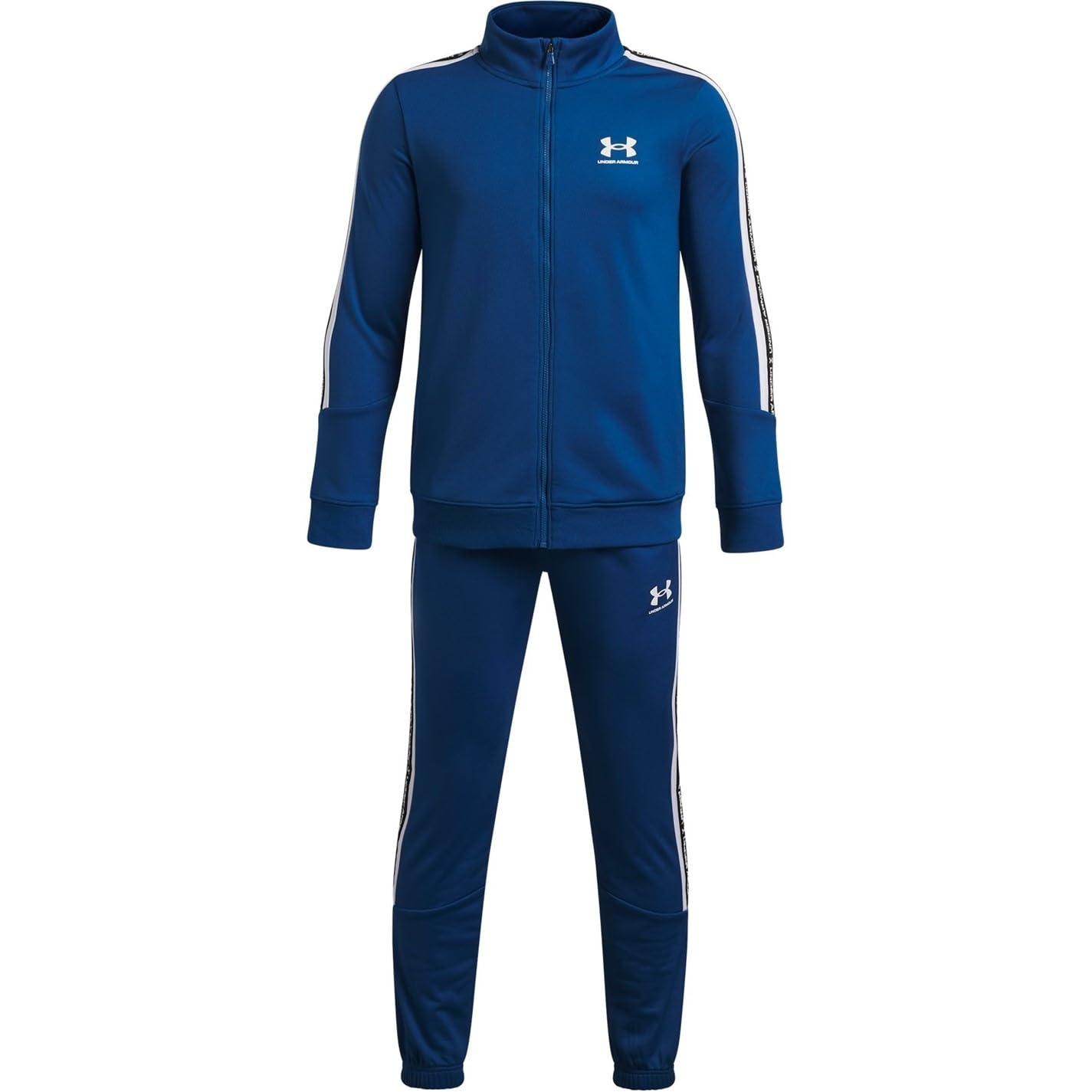 Under Armour Boys Blue Kids' Icon Tape Fleece Tracksuit in Size 13 - 14 Years, Sports Direct
