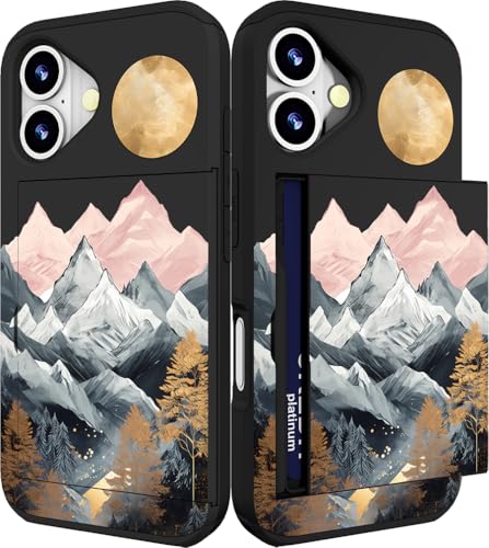 IWONE for iPhone 16 Case - Yellow Hill Mountains Nature