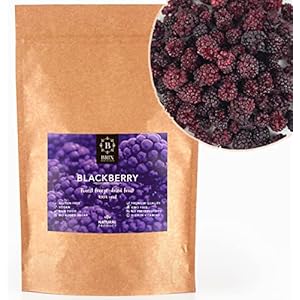 BRIX, GROWN FOR FLAVOUR – Gevriesdroogde BlackBerry (105g) – Knapperige en heerlijke gezonde snack, 100% natuurlijk, vitaminen behouden