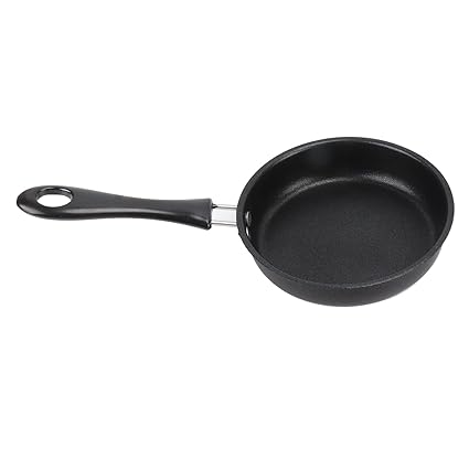TUORE Frying Pan Skillet, Prevents Stick Frying Pan Dishwasher Safe High Capacity Light Smoke for Home (12CM)