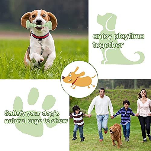 Hundespielzeug Kauspielzeug für Kleine und Mittlere Hunde - Hundezahnbürste Zahnpflege Zahnreinigung - Welpen Zahnen Kauen Spielzeug 3 Stück