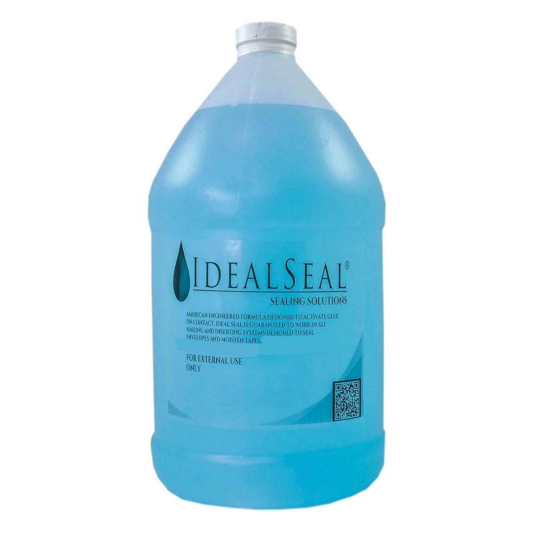 IDEALSEAL Preferred Postage Supplies One Gallon of Sealing Solution DM Series Mailing Systems