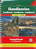 freytag berndt wanderkarten südtirol  Skandinavien Superatlas, Autoatlas 1:250 000 - 1:400 000, Norwegen, Schweden, Dänemark, Finnland: Wegenatlas 1:250 000 / 1:400 000 (freytag & berndt Autoatlanten)