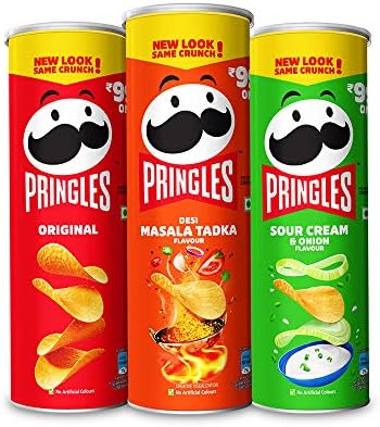Kellogg's Pringles Match Ready Pack, 3 x 107 g