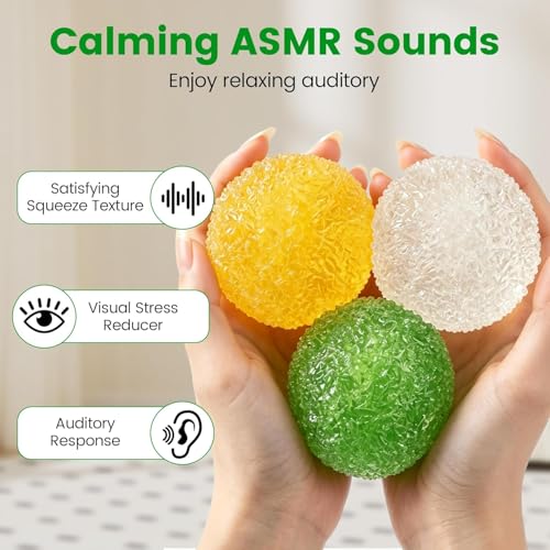 Squishy Toys with Shells Slow Rising Stress Relief Gifts for Adults, Green | Soft Stress Cube Calm Anxiety, Safe TPR Material, 1.97" Squishy Fidget Toys - Image 3
