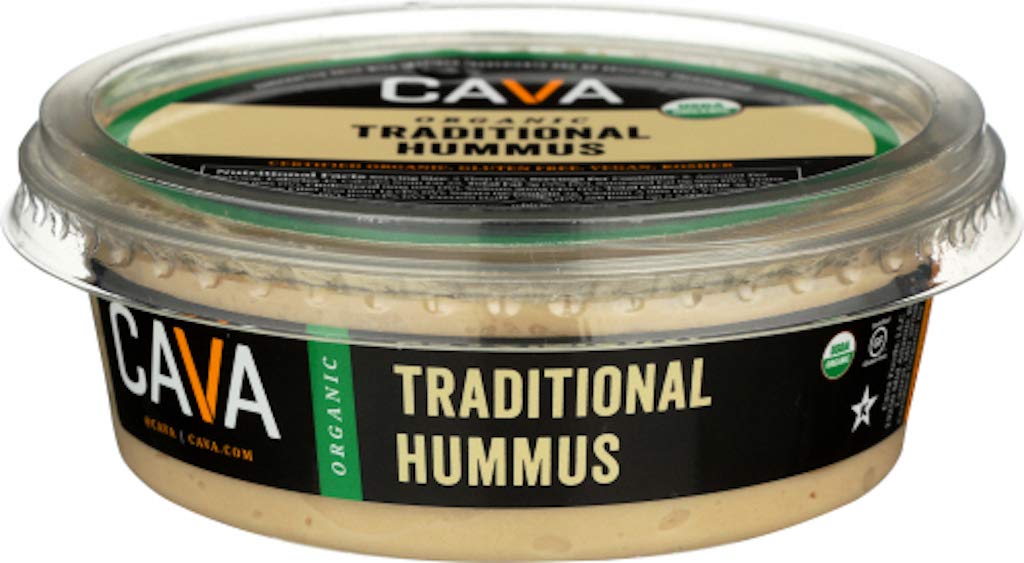 CAVA Organic Traditional Hummus, 8 OZ Grocery & Gourmet Food