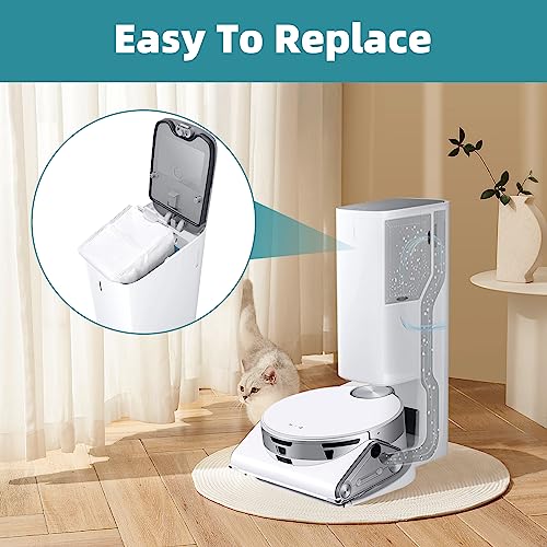 Image of 8 Pack VCA-RDB95 Dust Bags Replacement for SAMSUNG Jet Bot AI+ / Jet Bot+ / Bespoke Jet Bot Combo AI Vacuum Clean Station, Jet Bot Vacuum Dust Bag Accessories Parts